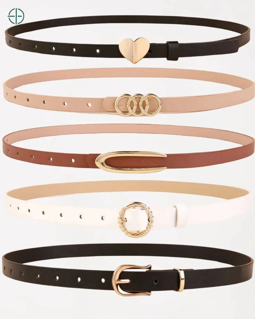 Kit 5 Cintos Femininos | Rest Money™