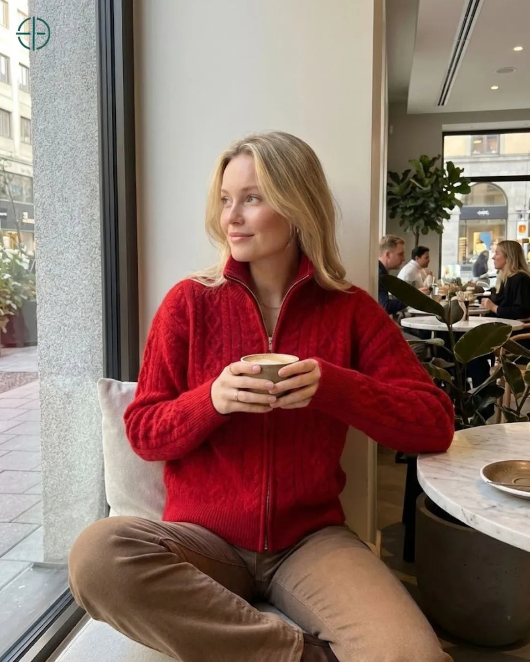 Suéter Feminino Cecília 100% Cashmere | Rest Money™