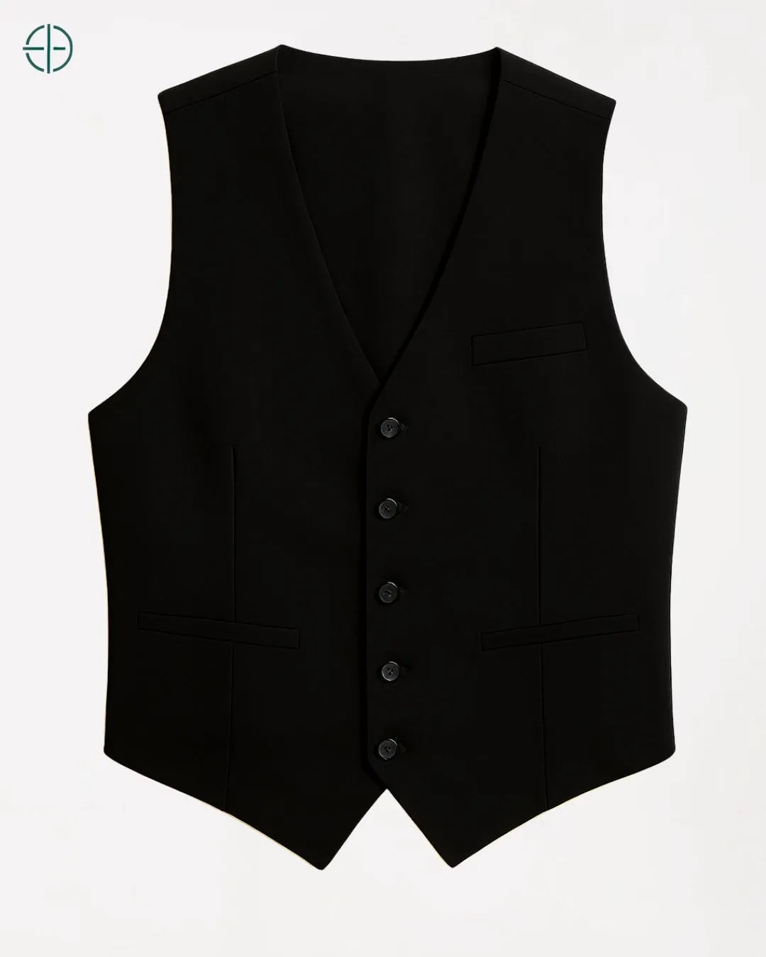 Colete Social Slim Masculino Preto | Rest Money™