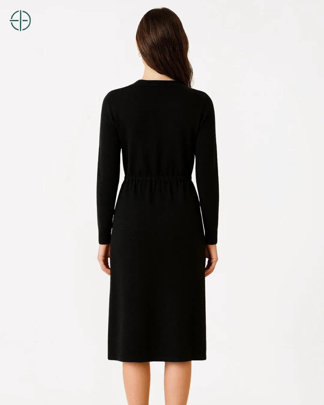 Vestido Transpassado com Amarração 100% Caxemira | Rest Money™