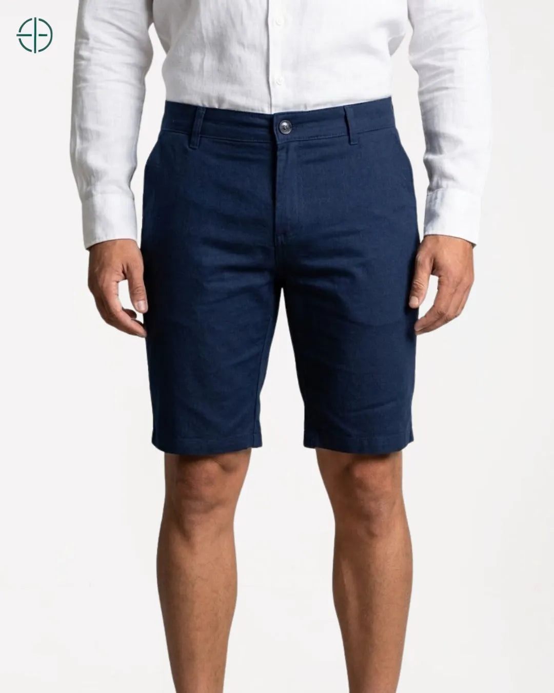 Bermuda Masculina de Sarja Azul Marinho| Rest Money™