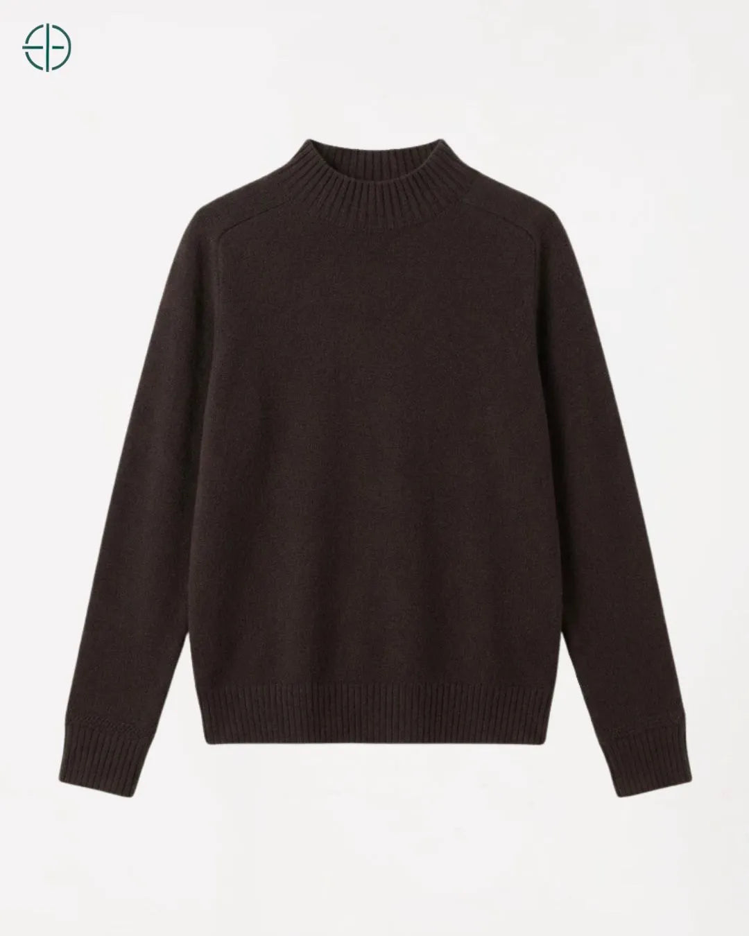 Suéter Feminino Positano Marrom 100% Cashmere | Rest Money™