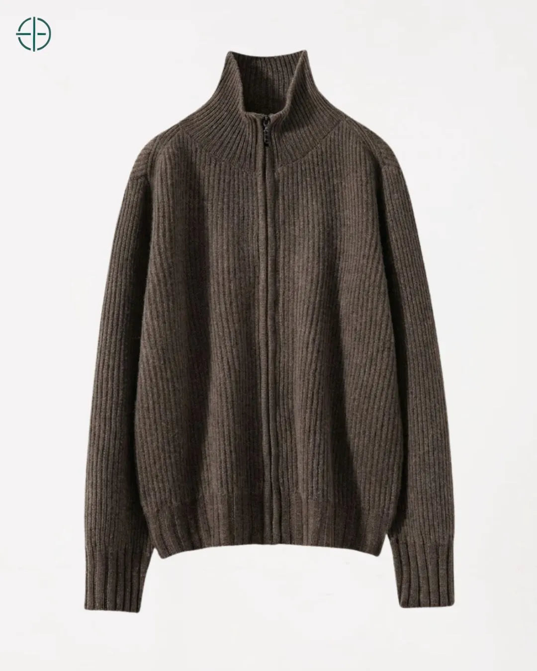 Suéter Feminino Serafina Marrom 100% Cashmere | Rest Money™