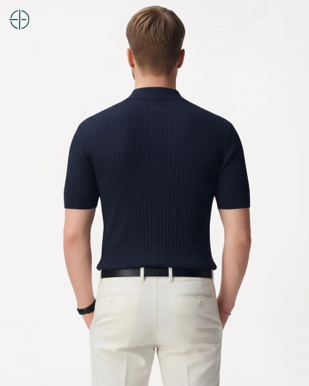 Camisa em Malha Cor Sólida | Rest Money™