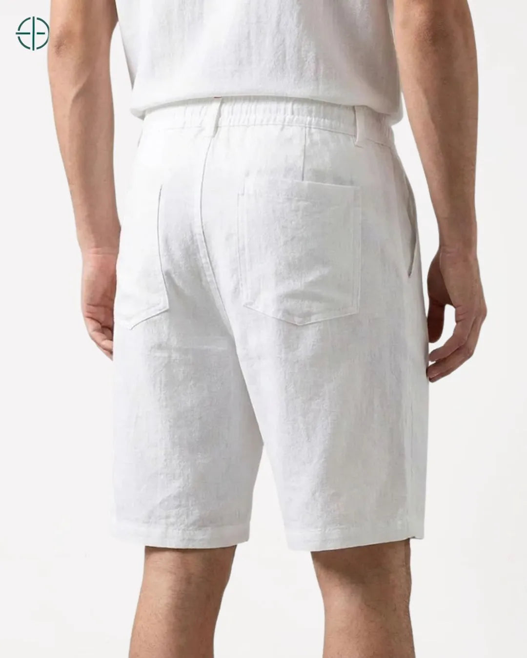Bermuda de Linho Branco | Rest Money™