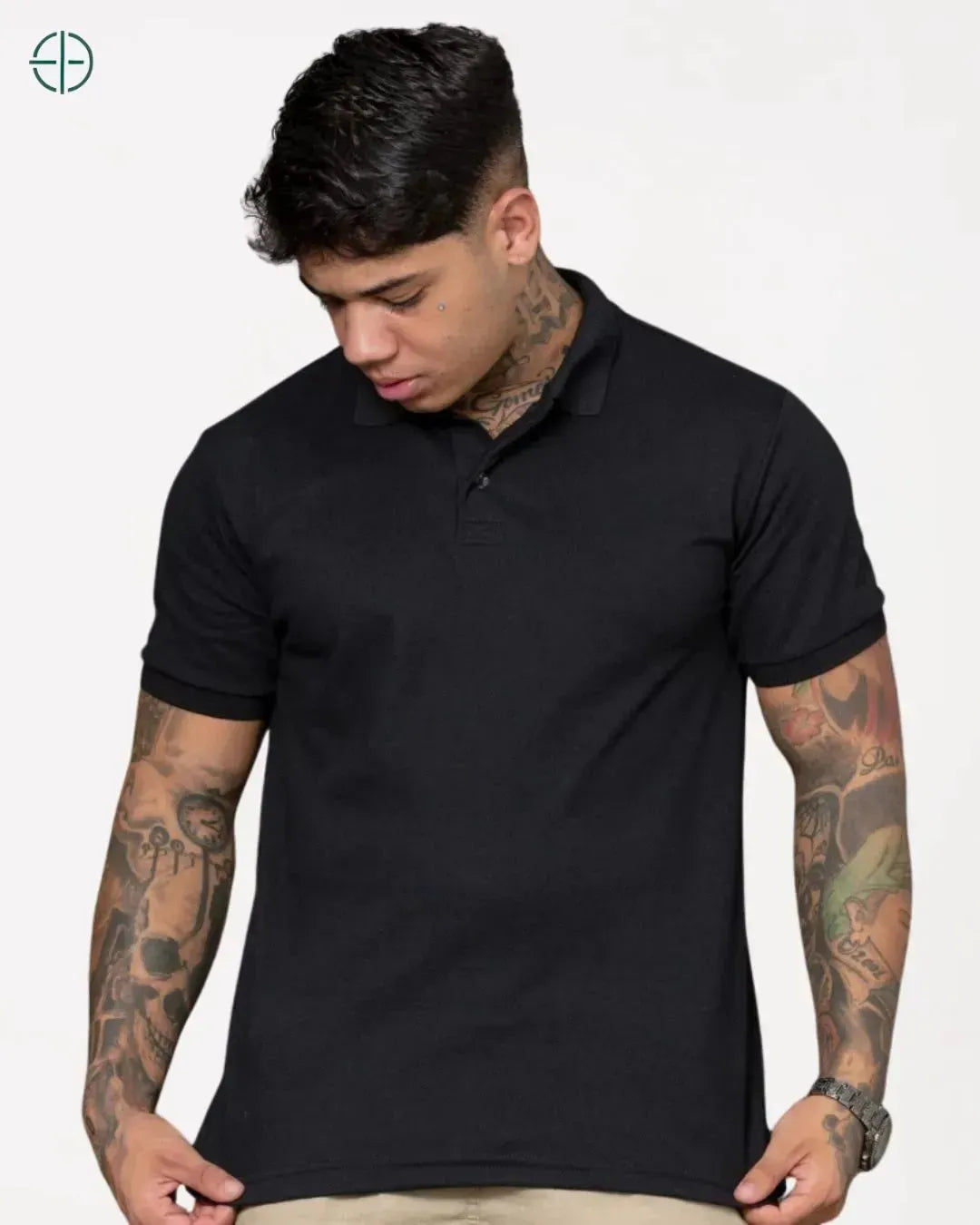 Camisa Polo Piquet Preto | Rest Money™