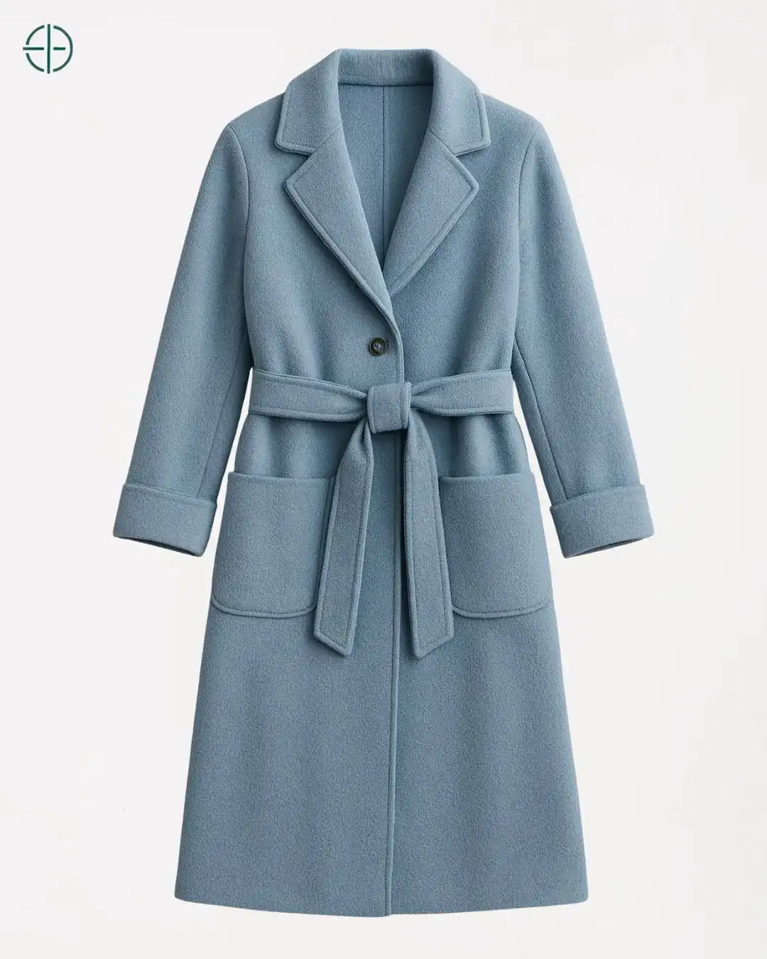 Blazer Longo com Cinto 100% Caxemira | Rest Money™