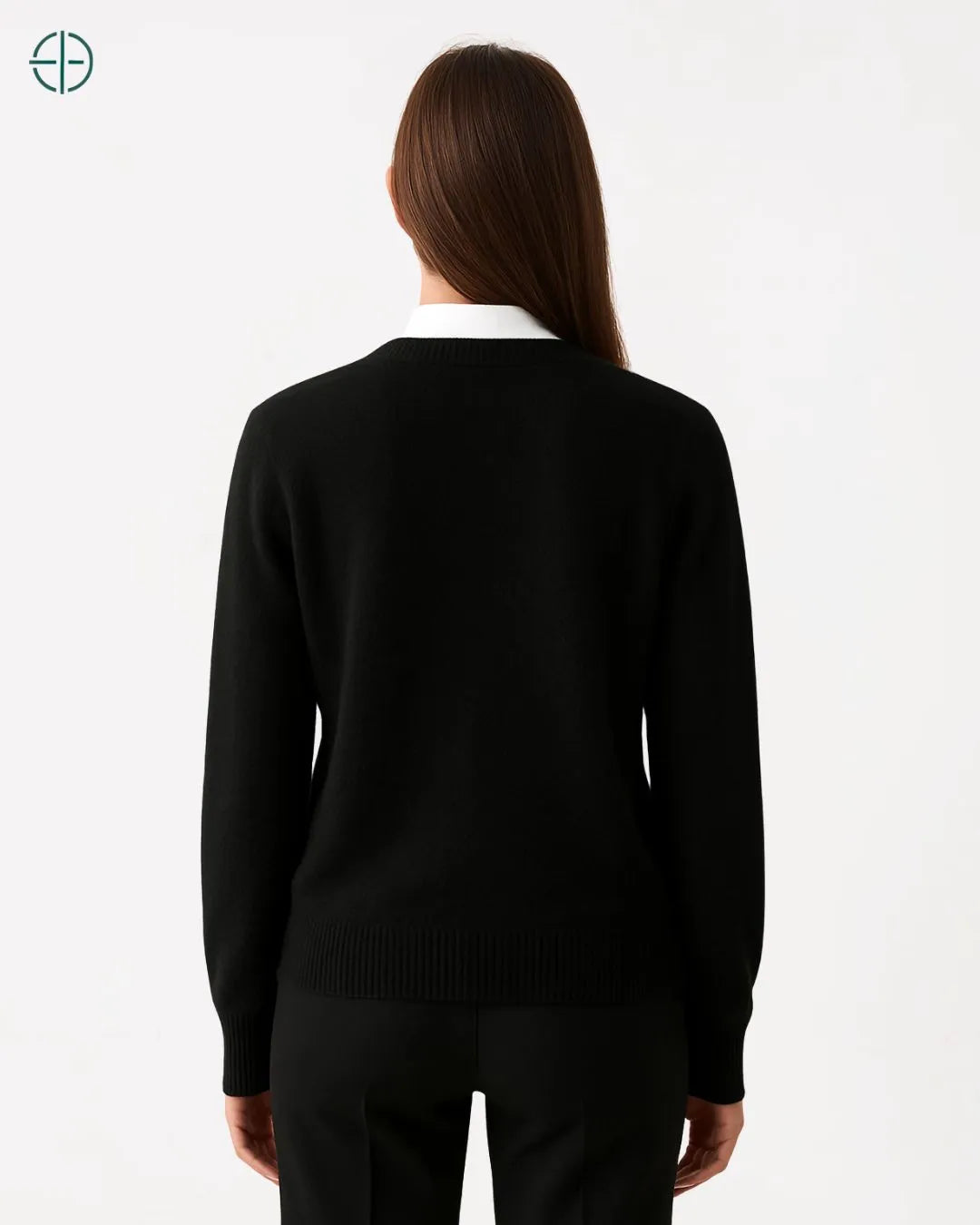 Suéter Feminino Gola Redonda 100% Caxemira | Rest Money™