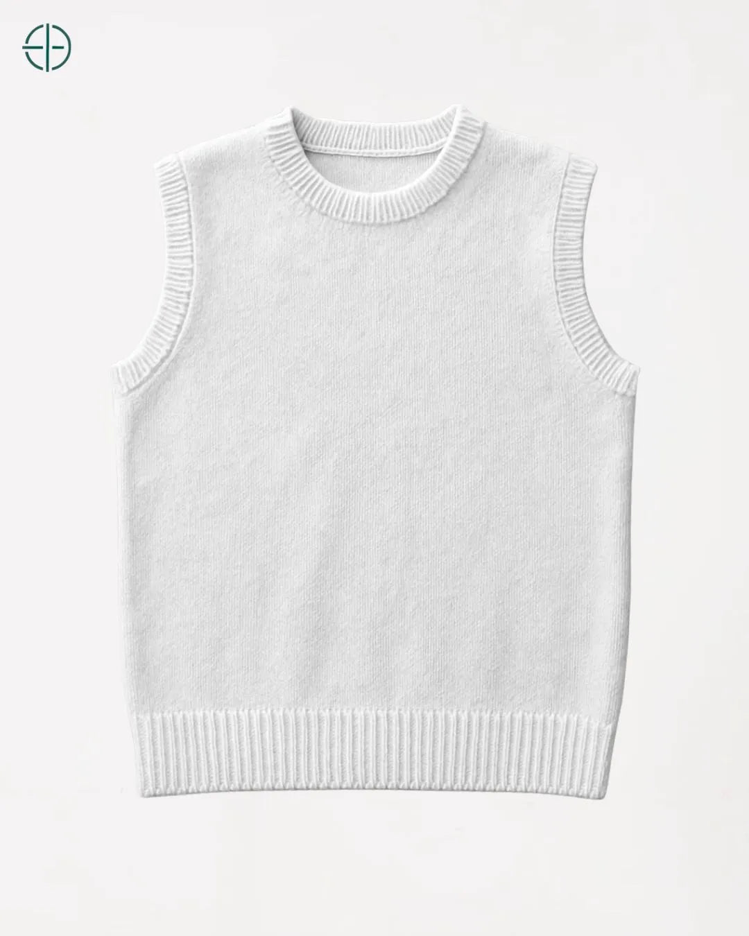 Colete Gola Alta 100% Caxemira | Rest Money™