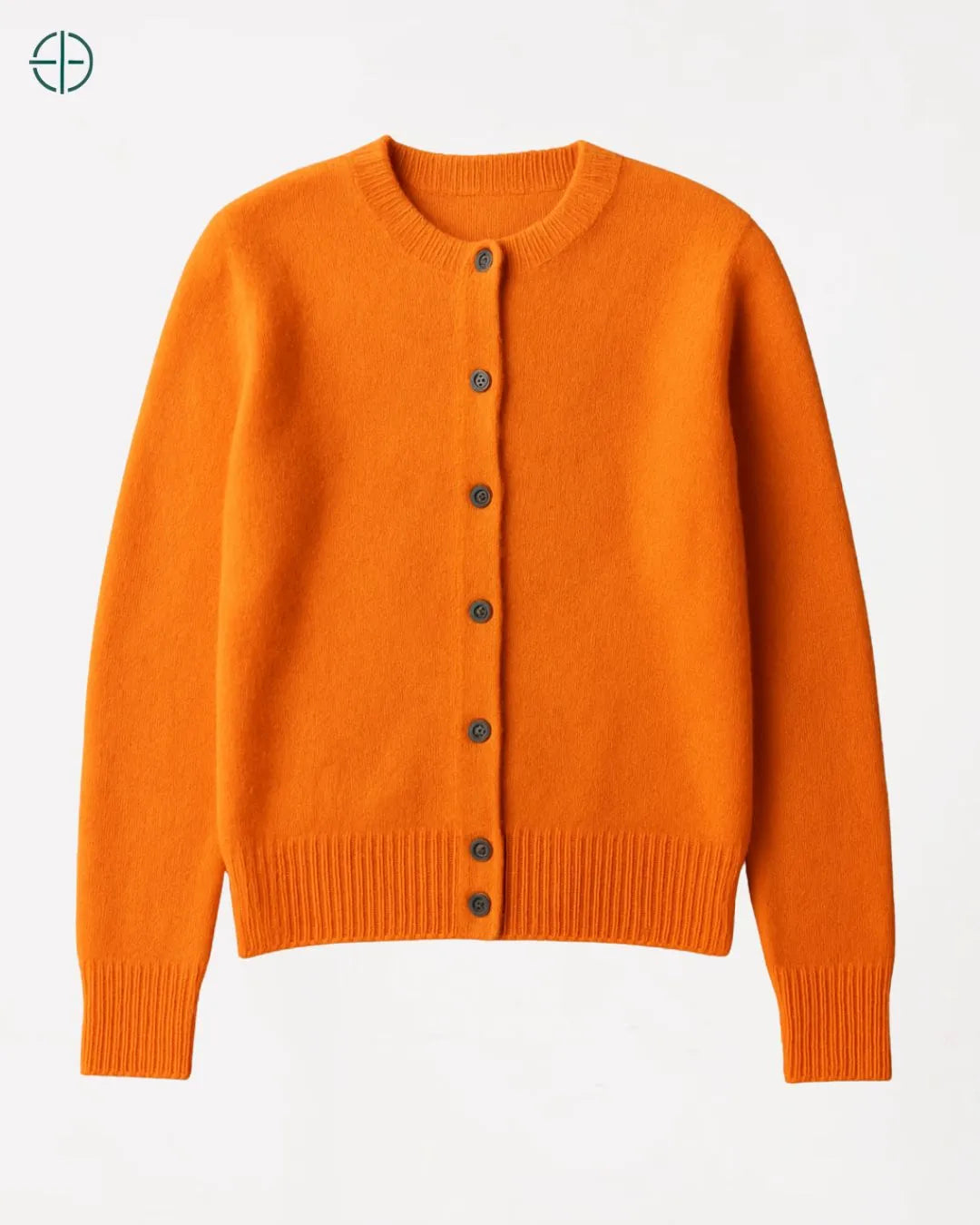 Suéter de Botões Gola Redonda 100% Caxemira | Rest Money™