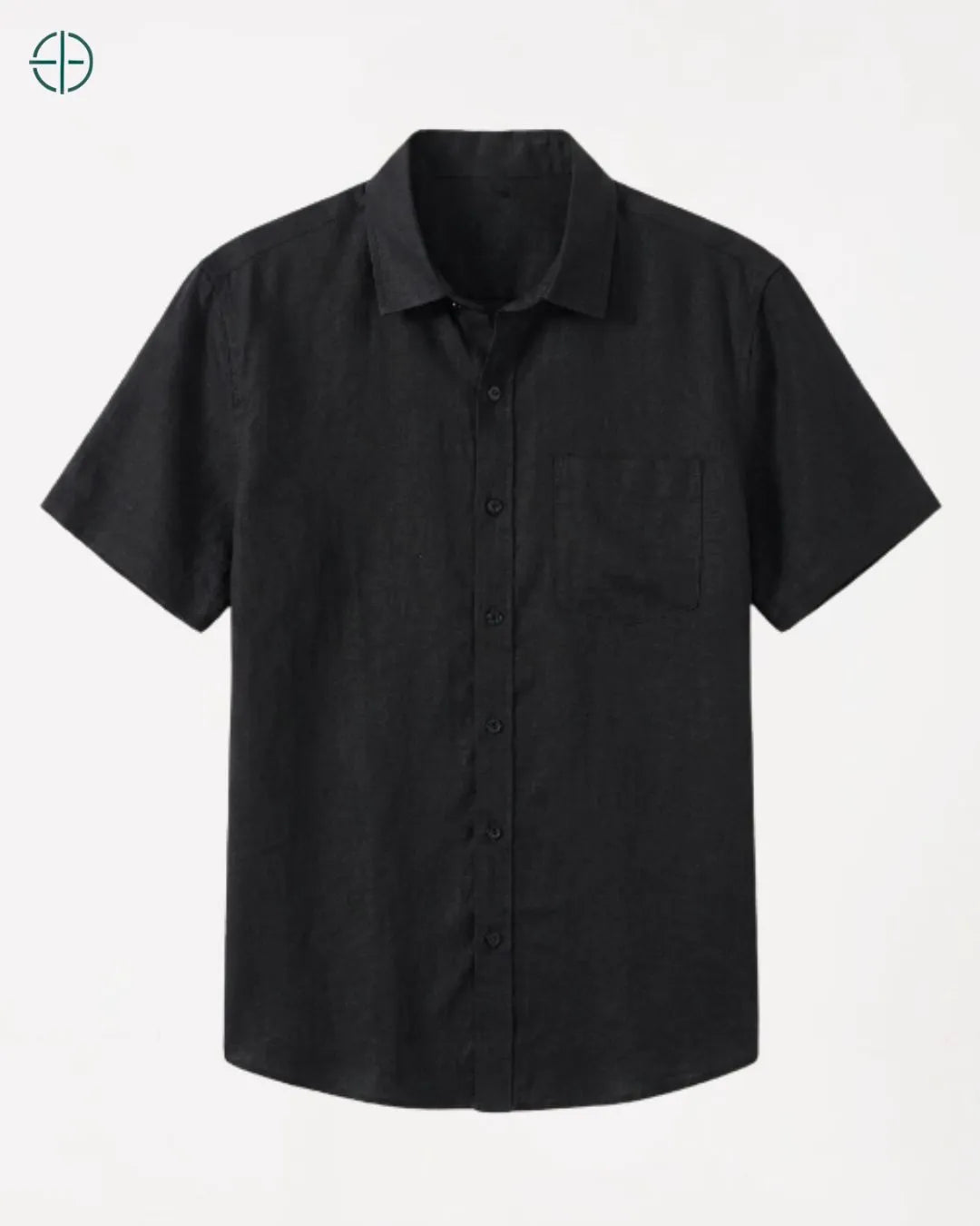 Camisa 100% Linho Belga Manga Curta | Rest Money™