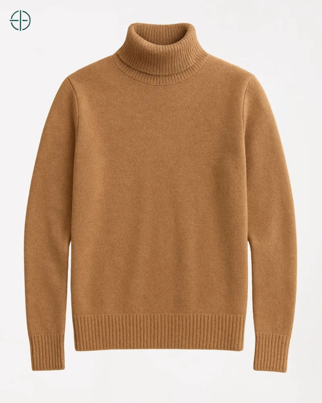 Suéter Feminino Gola Alta 100% Caxemira | Rest Money™