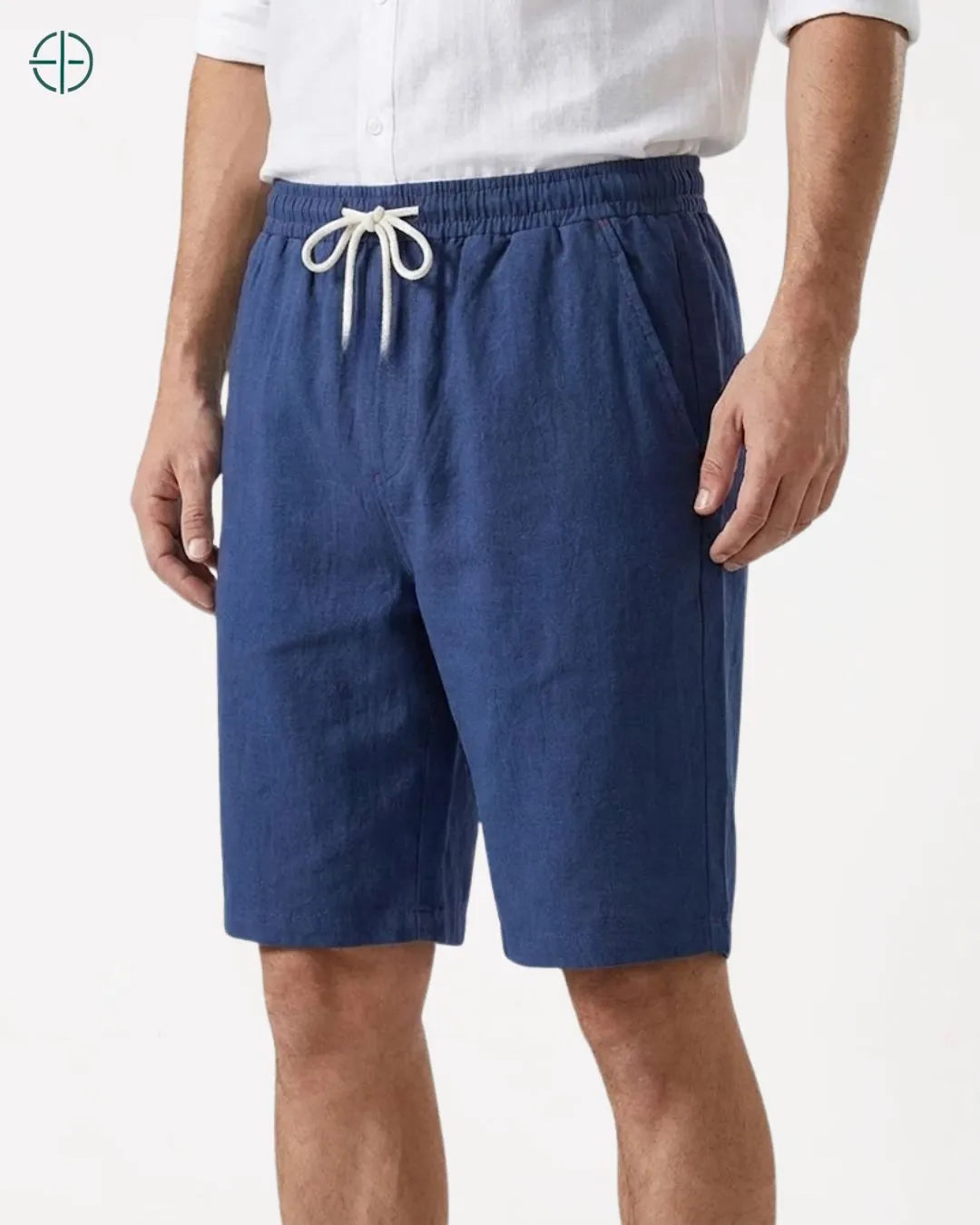 Bermuda de Linho Azul | Rest Money™