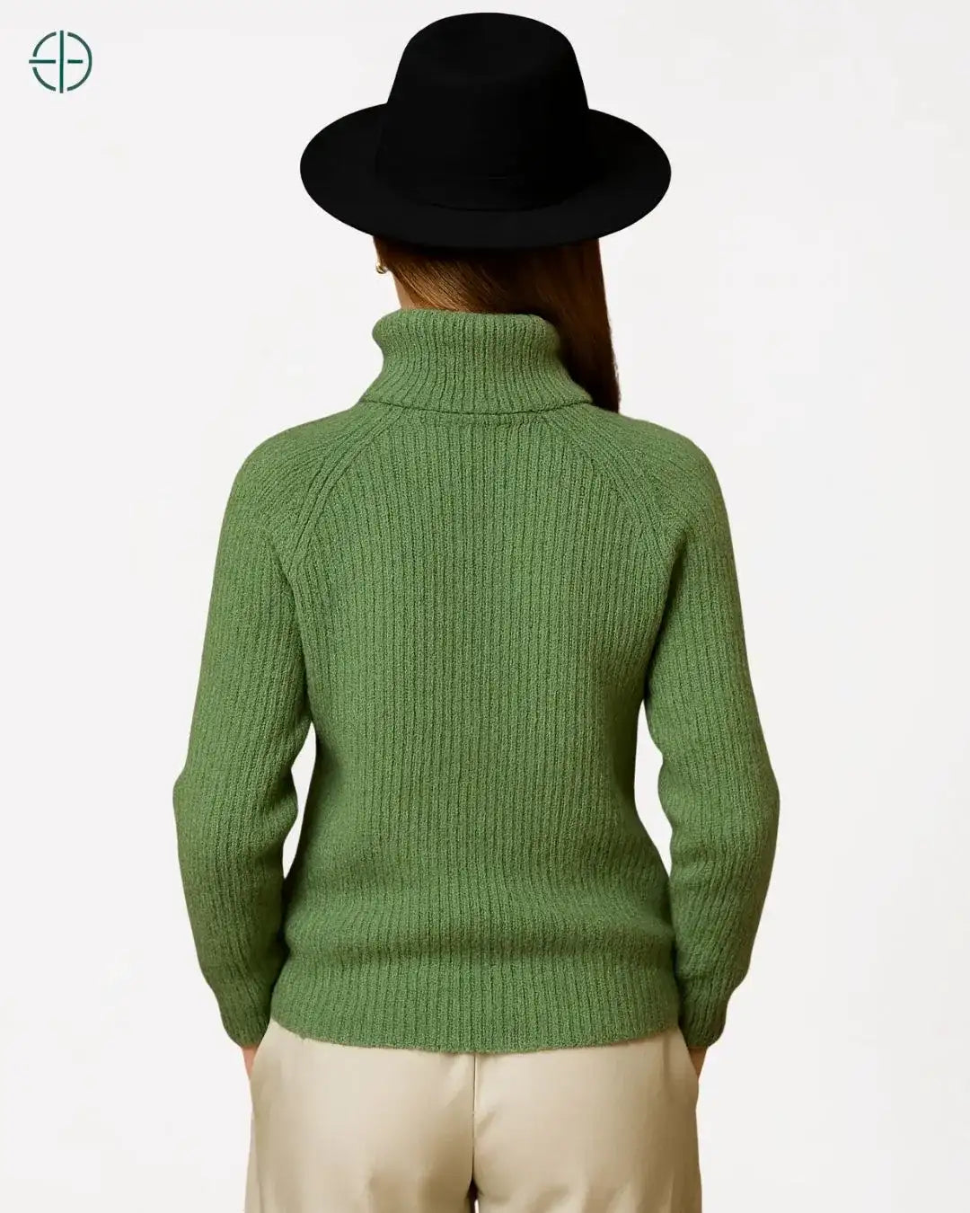 Jaqueta Canelada com Zíper 100% Caxemira | Rest Money™