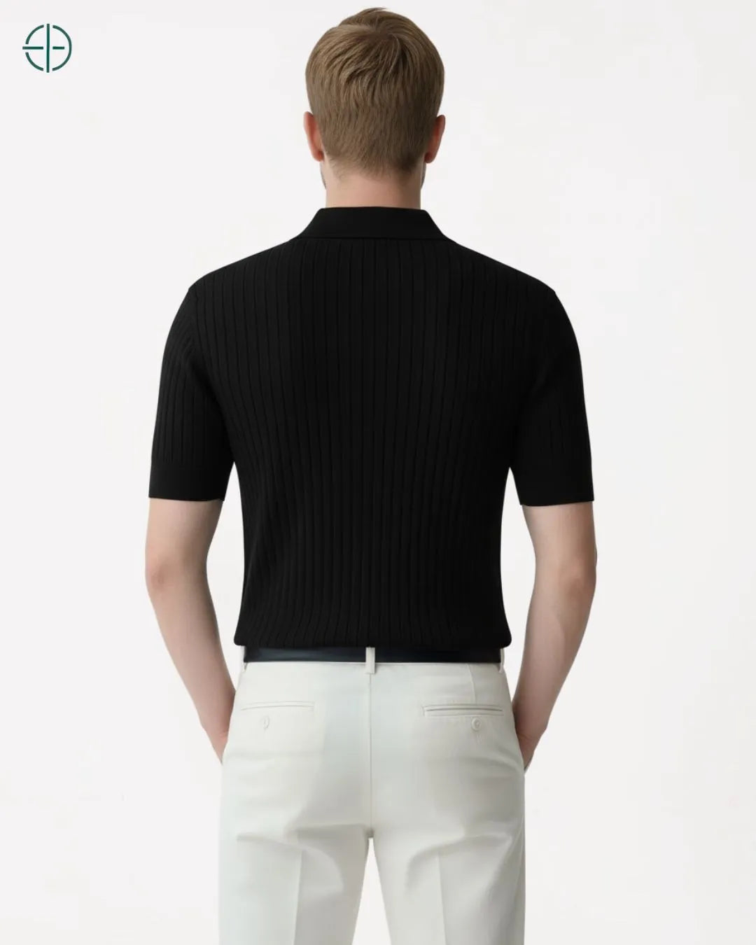 Camisa em Malha Cor Sólida | Rest Money™