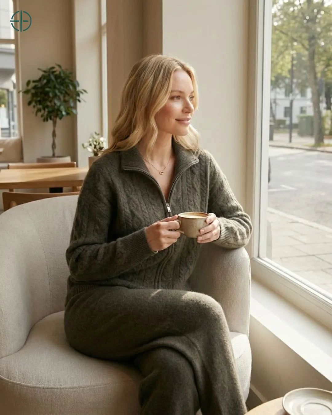Suéter Feminino Cecília 100% Cashmere | Rest Money™