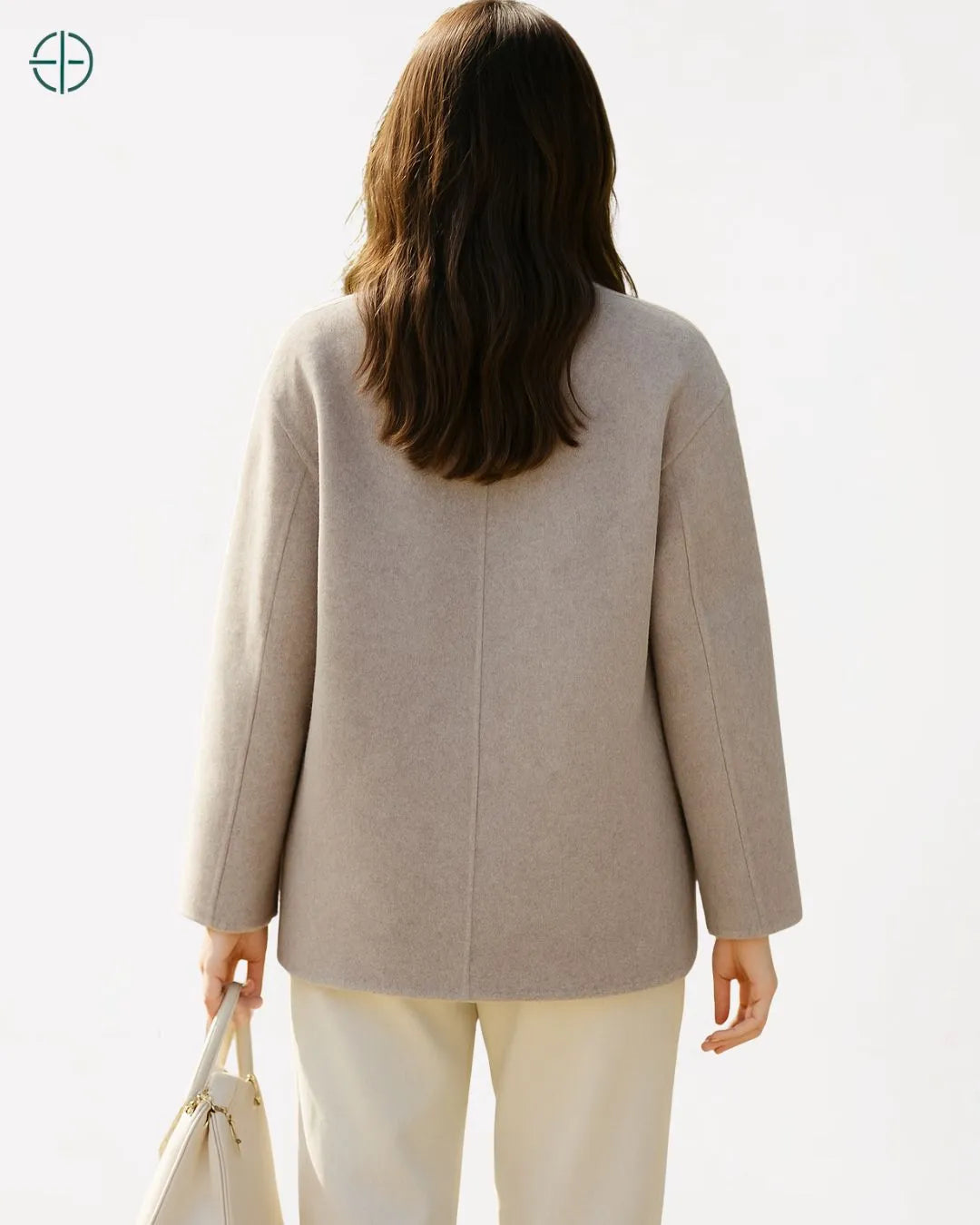 Blazer Transpassado Gola V 100% Caxemira | Rest Money™