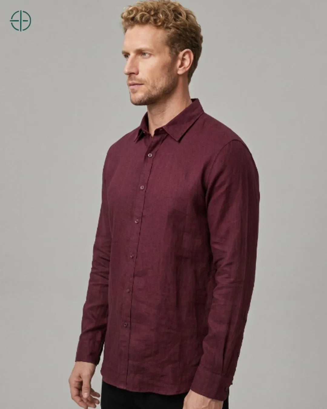 Camisa 100% Linho Masculina Sem Bolso | Rest Money™