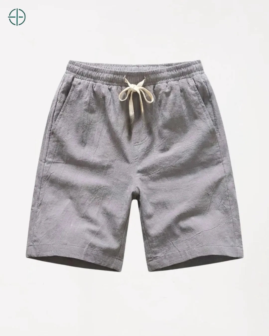 Bermuda de Linho Cinza Claro | Rest Money™