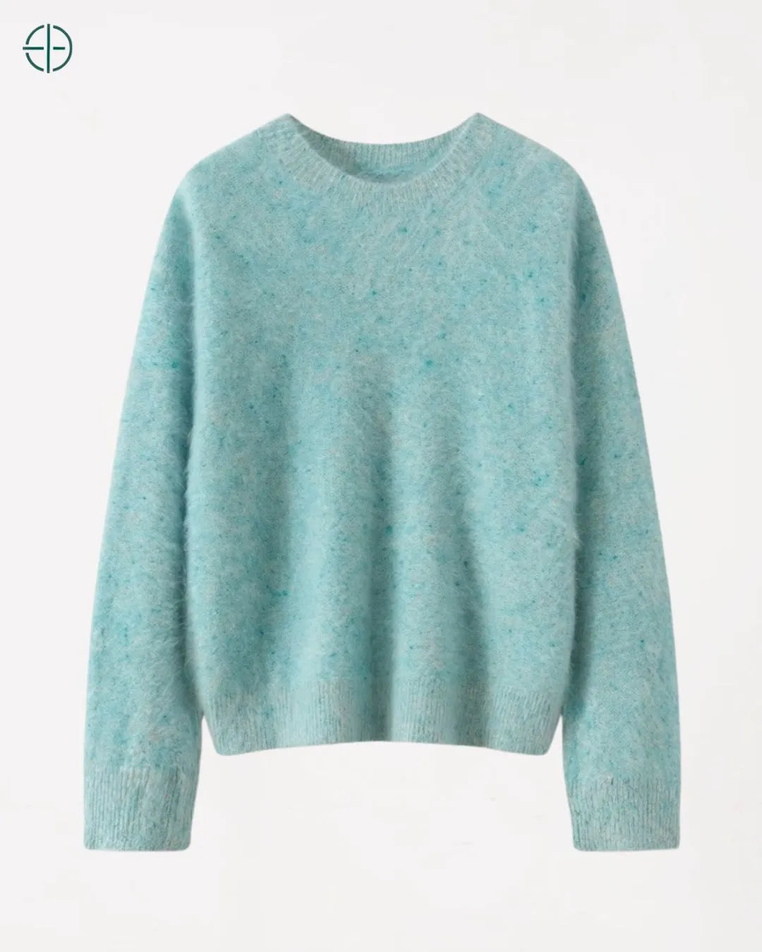 Suéter Feminino Isabella Azul 100% Cashmere | Rest Money™