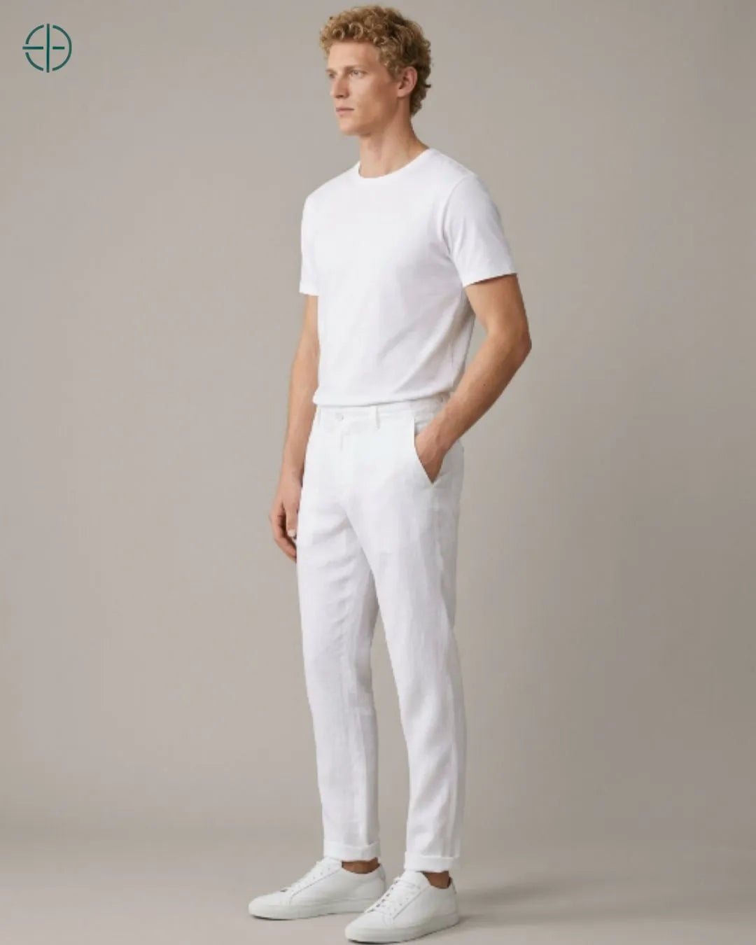 Calça 100% Linho Belga Masculina | Rest Money™