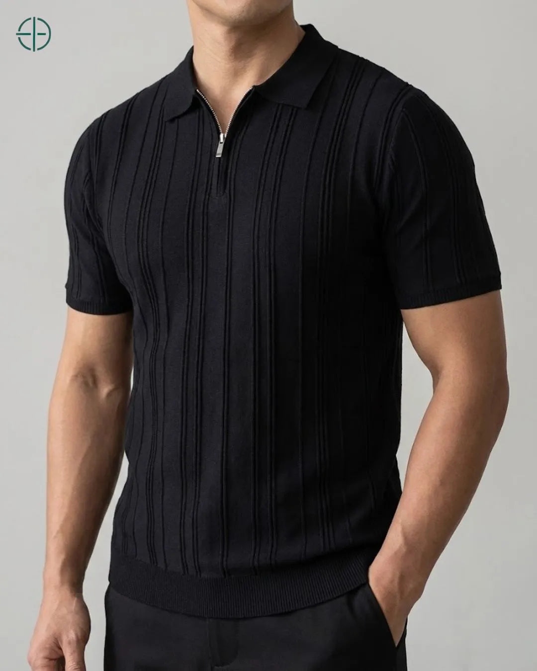 Camisa Polo Malha Meio Zíper | Rest Money™