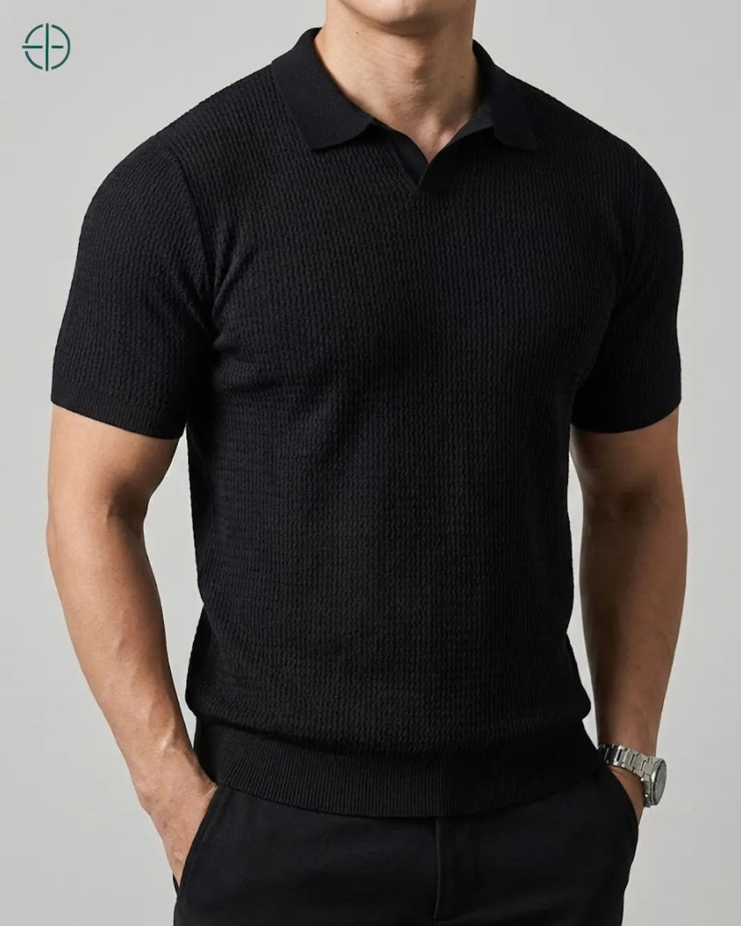 Camisa Polo Texturizada | Rest Money™