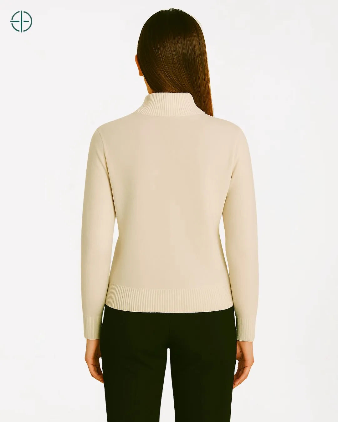 Suéter Gola Média Clássico 100% Caxemira | Rest Money™