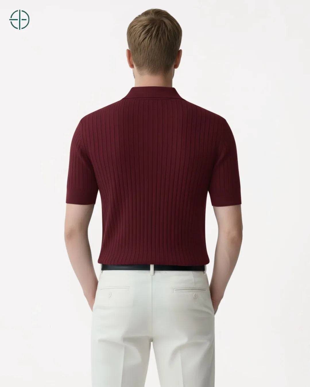 Camisa em Malha Cor Sólida | Rest Money™