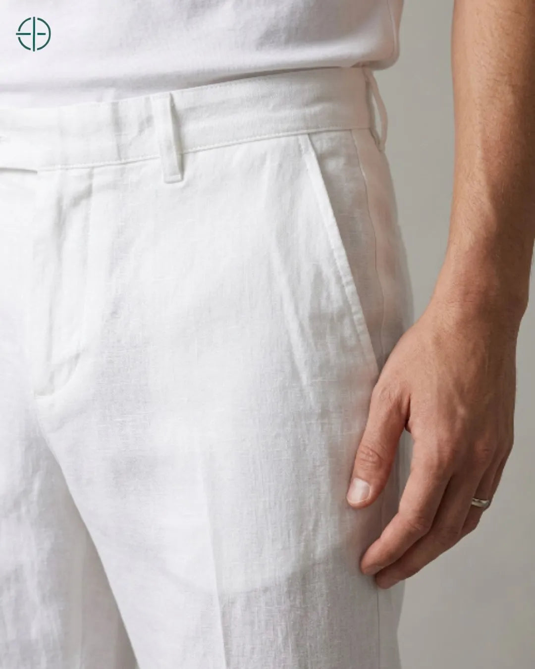 Calça 100% Linho Belga Masculina | Rest Money™