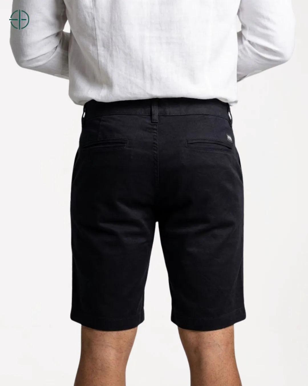 Bermuda Masculina de Sarja Preto | Rest Money™