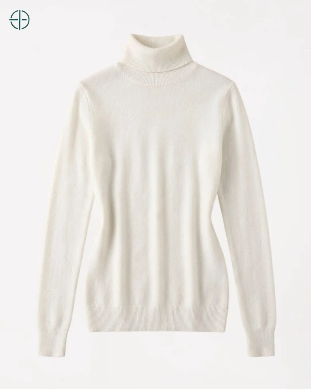 Suéter Feminino Gola Alta 100% Caxemira | Rest Money™