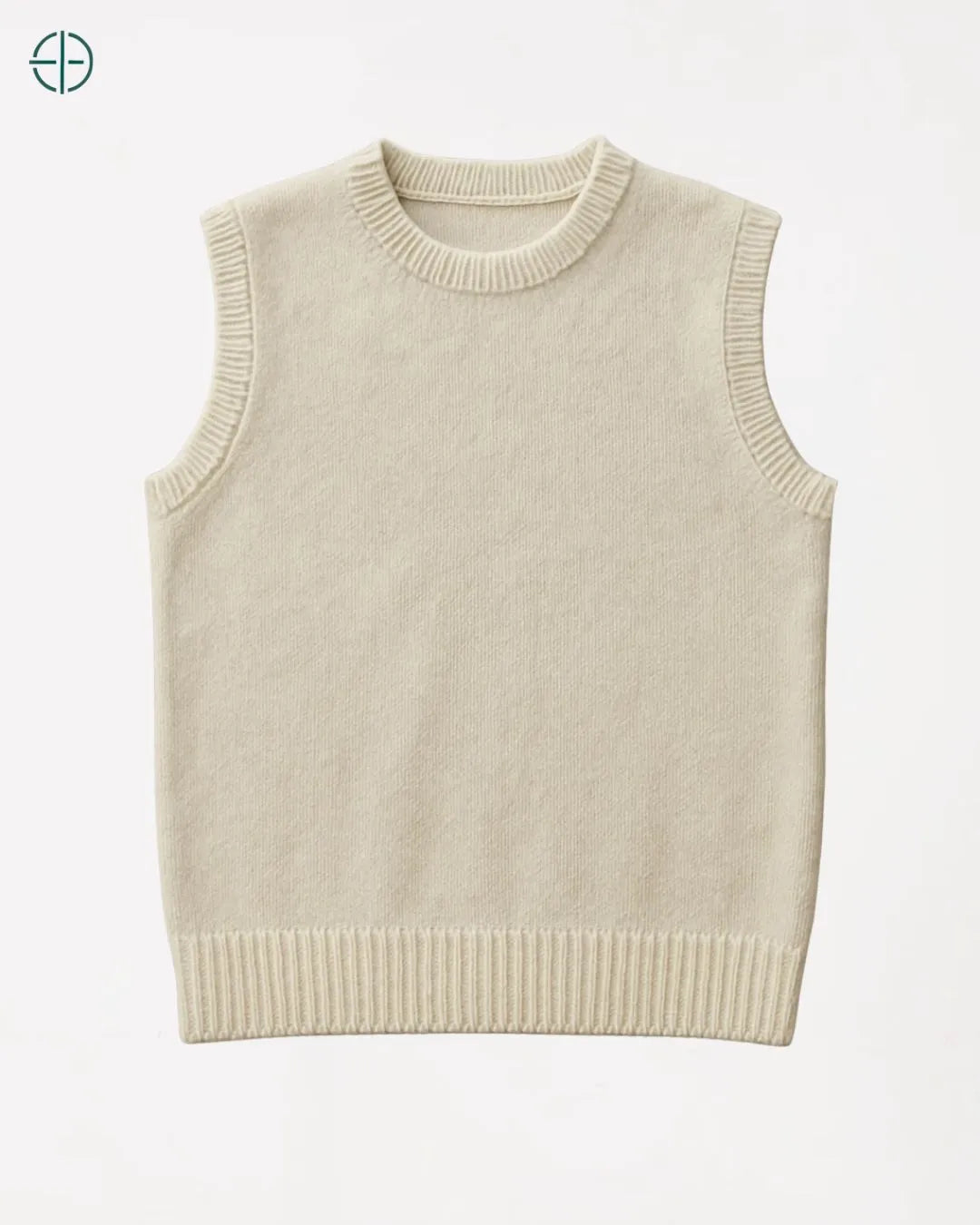 Colete Gola Alta 100% Caxemira | Rest Money™