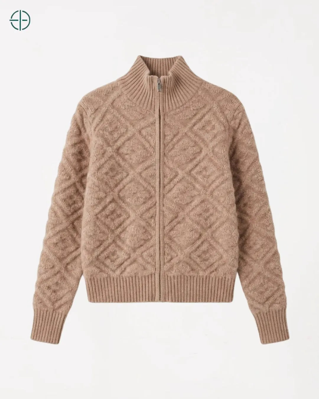 Suéter Feminino Florença Camelo 100% Cashmere | Rest Money™