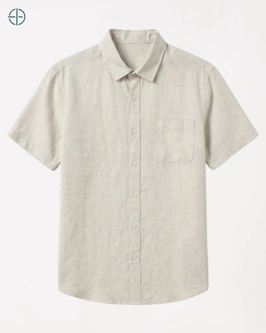 Camisa 100% Linho Manga Curta | Rest Money™