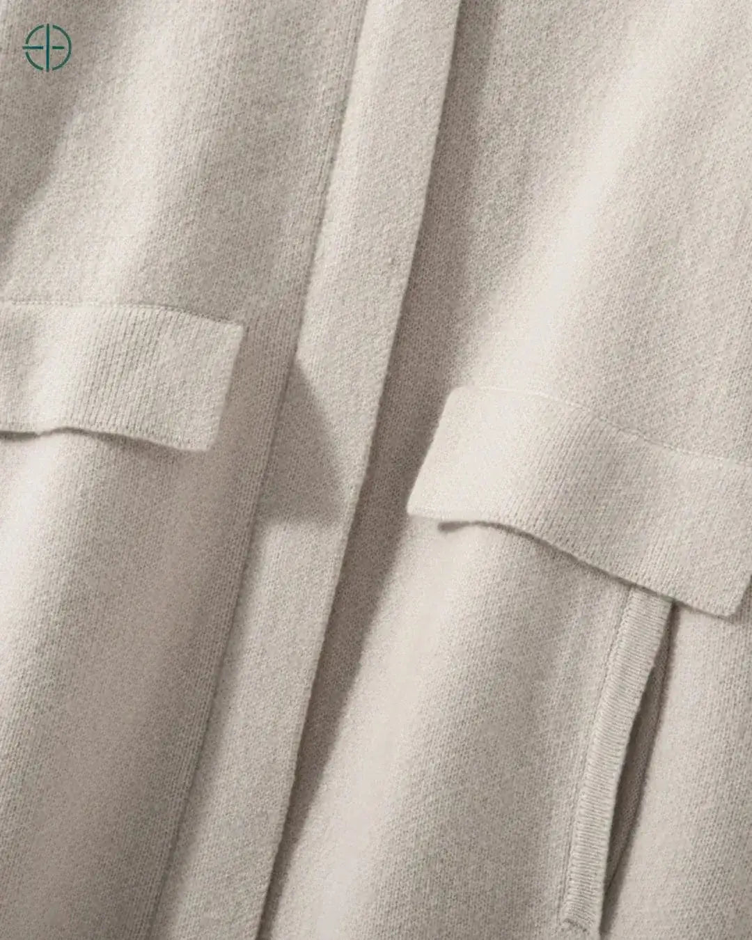 Casaco Longo com Capuz 100% Caxemira | Rest Money™