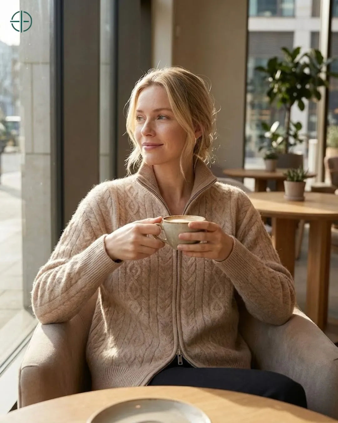 Suéter Feminino Cecília 100% Cashmere | Rest Money™