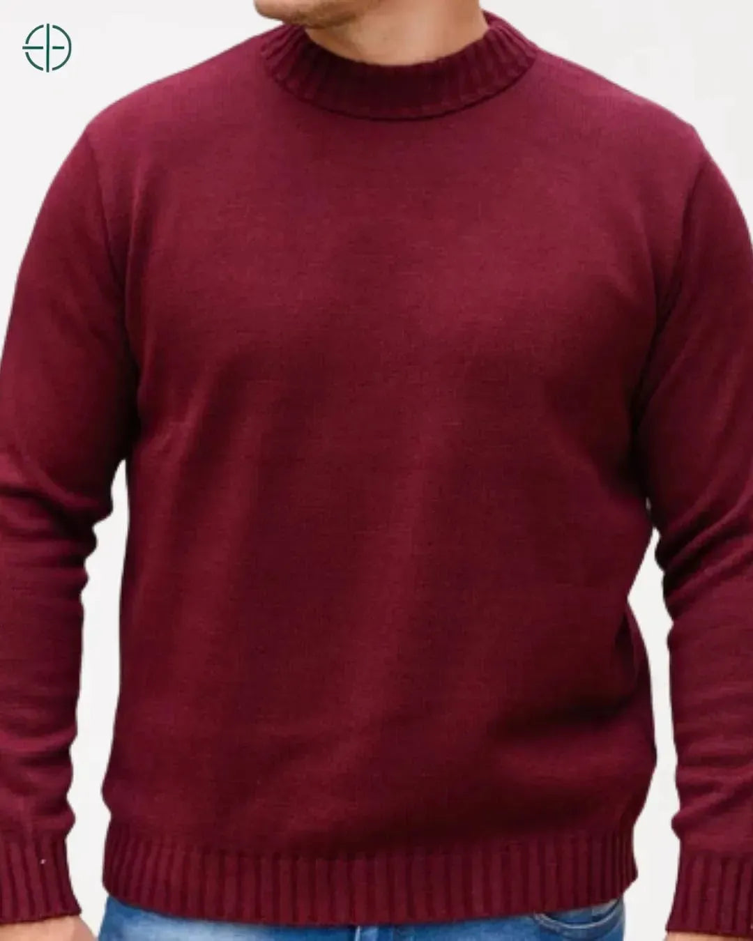 Suéter Tricô Masculino Vermelho | Rest Money™