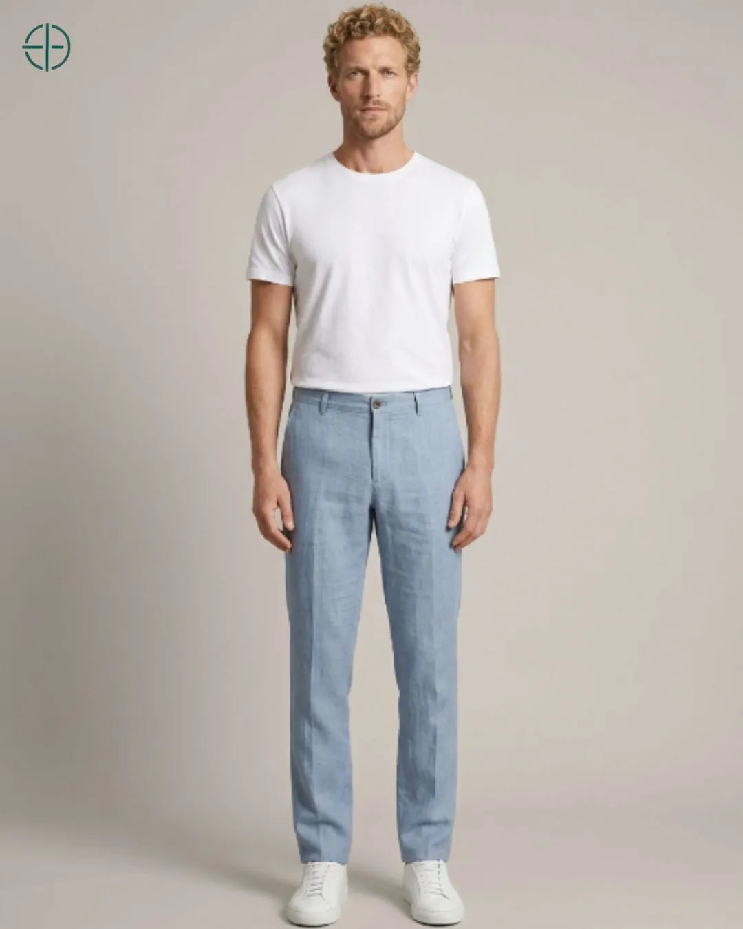 Calça 100% Linho Belga Masculina | Rest Money™