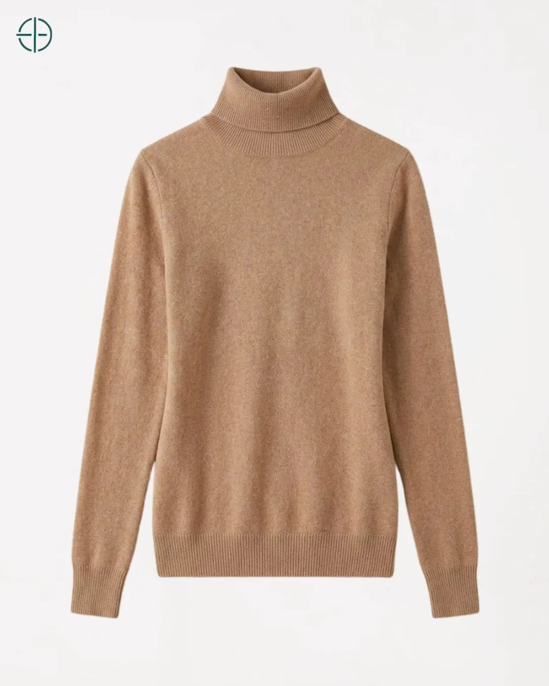 Suéter Feminino Gola Alta 100% Caxemira | Rest Money™