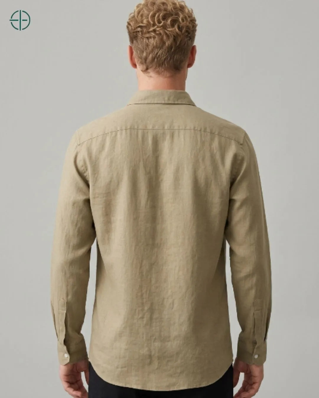 Camisa 100% Linho Masculina Sem Bolso | Rest Money™