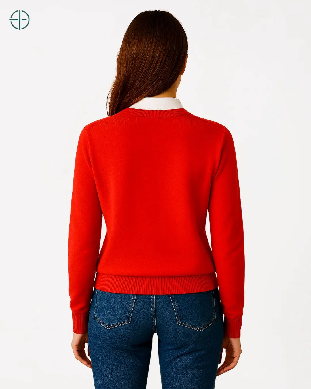 Suéter Feminino Gola Redonda 100% Caxemira | Rest Money™