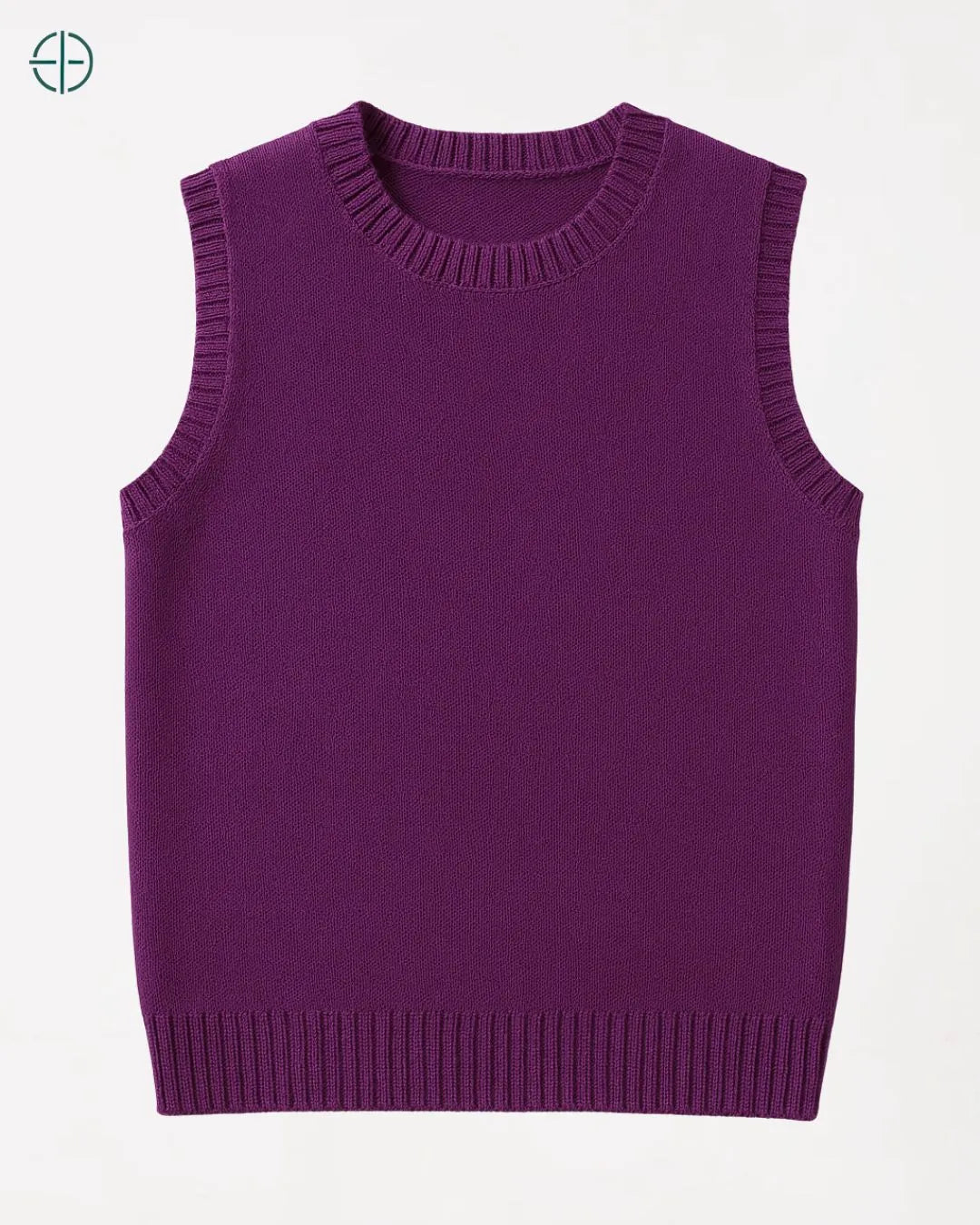 Colete Gola Alta 100% Caxemira | Rest Money™