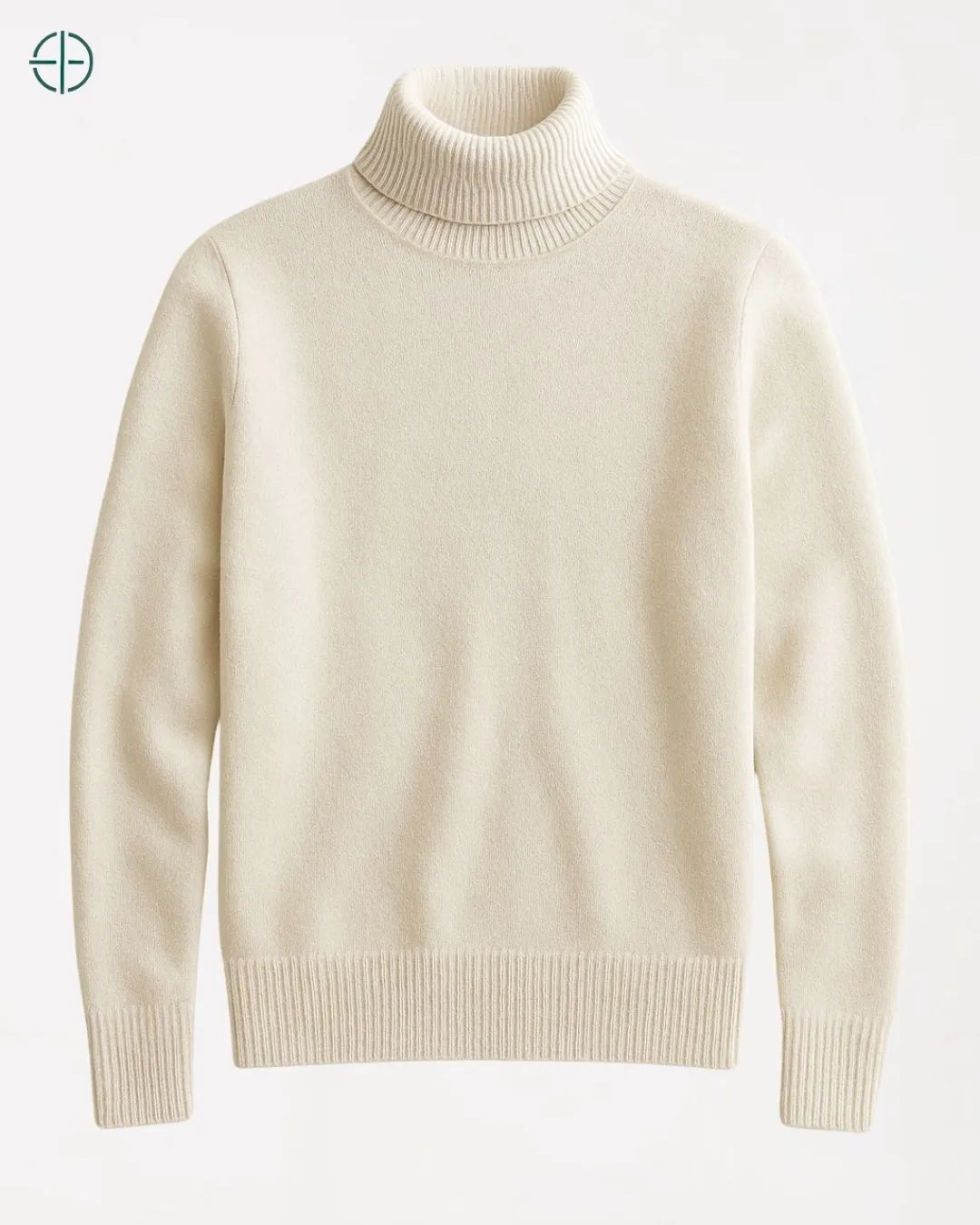 Suéter Feminino Gola Alta 100% Caxemira | Rest Money™