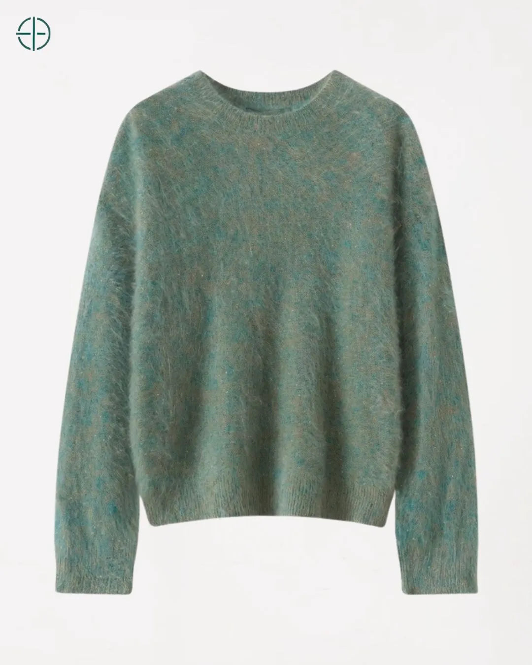 Suéter Feminino Isabella Verde 100% Cashmere | Rest Money™