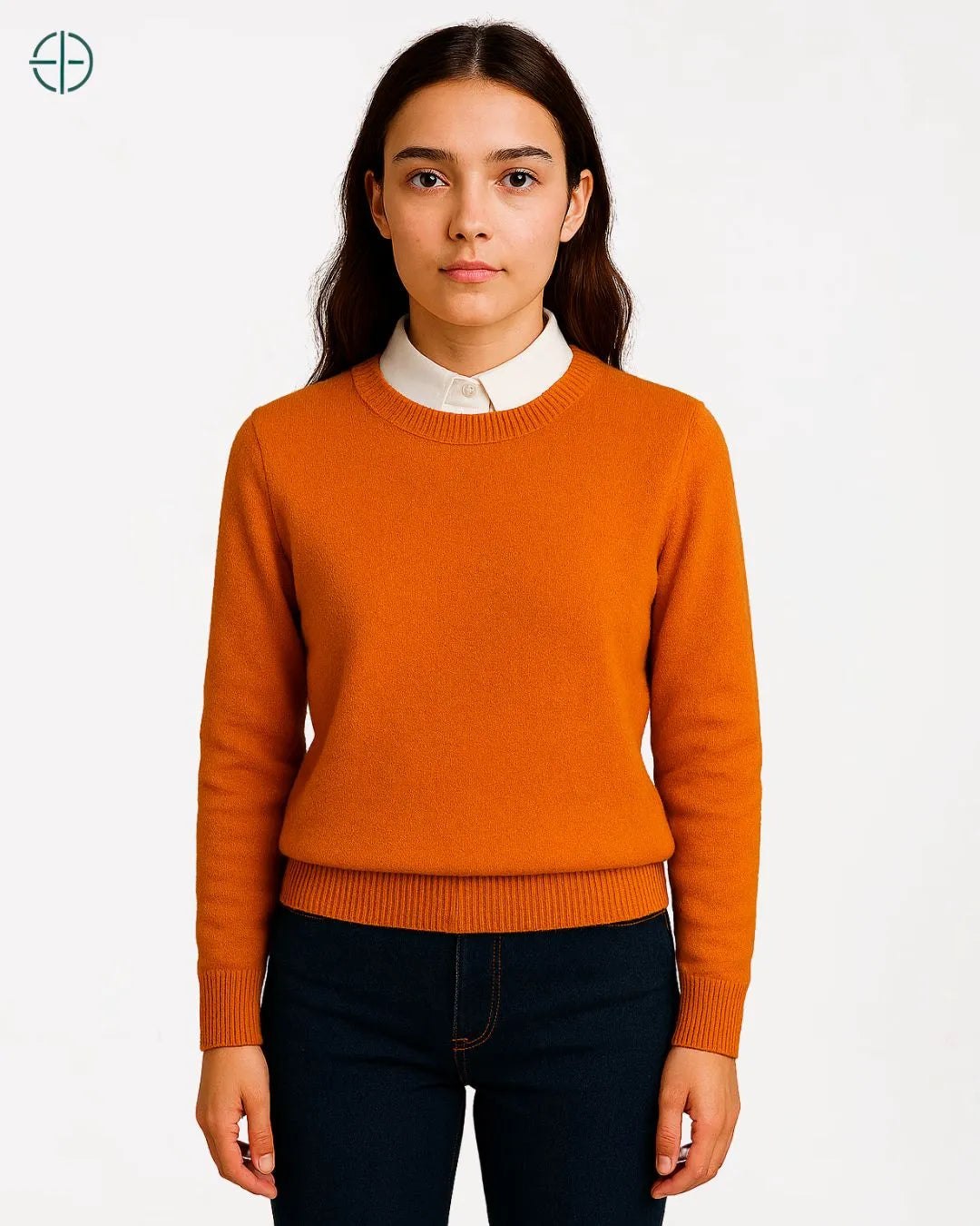 Suéter Feminino Gola Redonda 100% Caxemira | Rest Money™