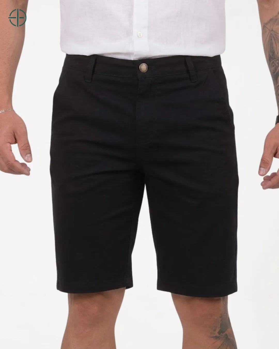 Bermuda de Alfaiataria Preto | Rest Money™