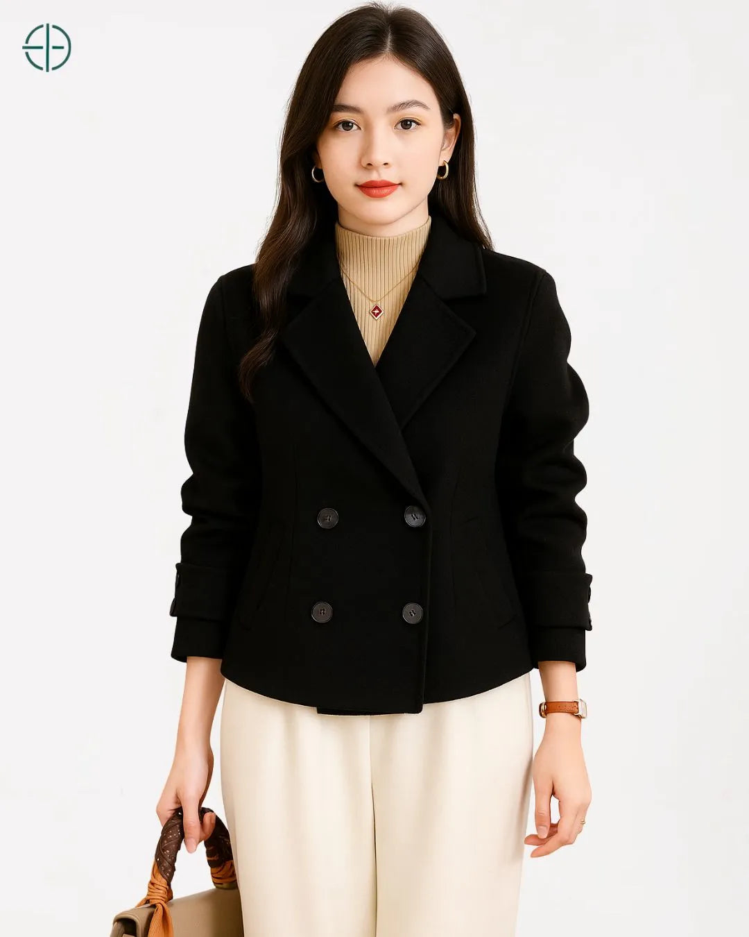 Blazer Lapela Transpassado 100% Caxemira | Rest Money™