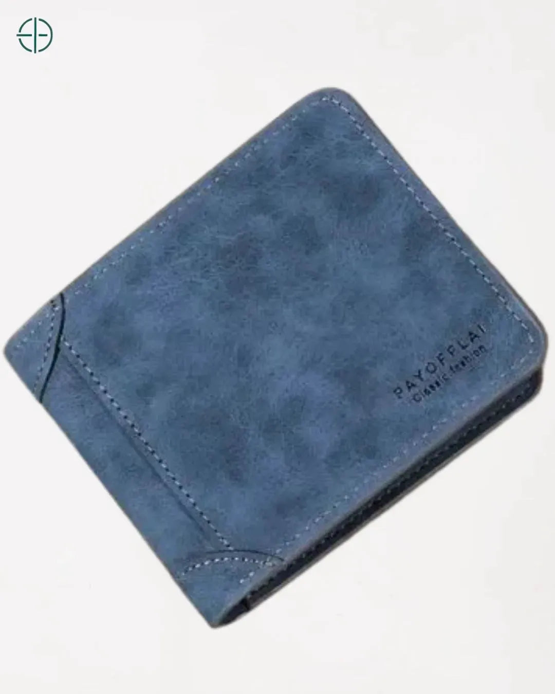 Carteira de Couro Vintage Azul | Rest Money™