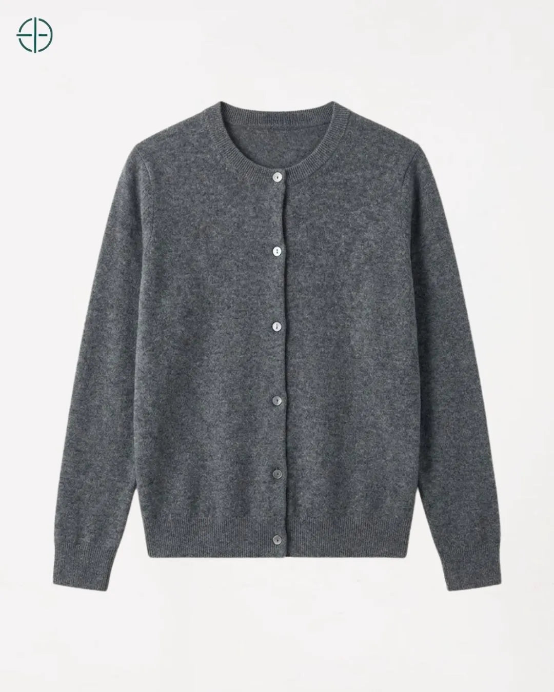 Suéter Feminino Ravena Grisalho 100% Cashmere | Rest Money™